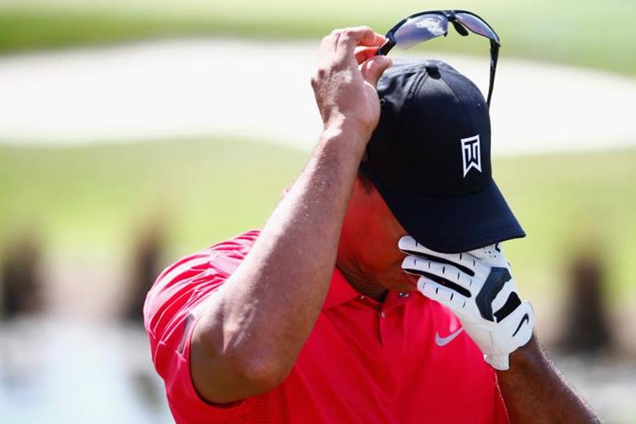 La delusione di Tiger Woods dolorante REUTERS